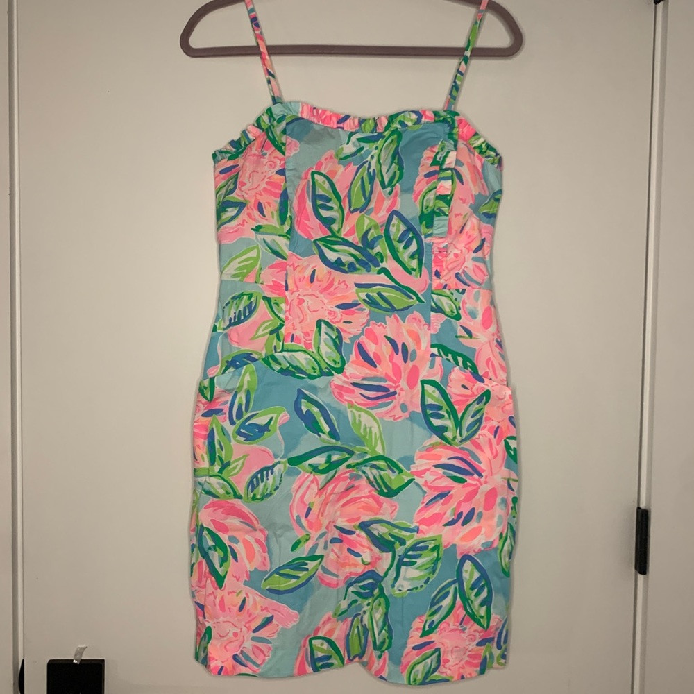 NWT Lilly Pulitzer Totally Blossom Sweetheart Mini Dress